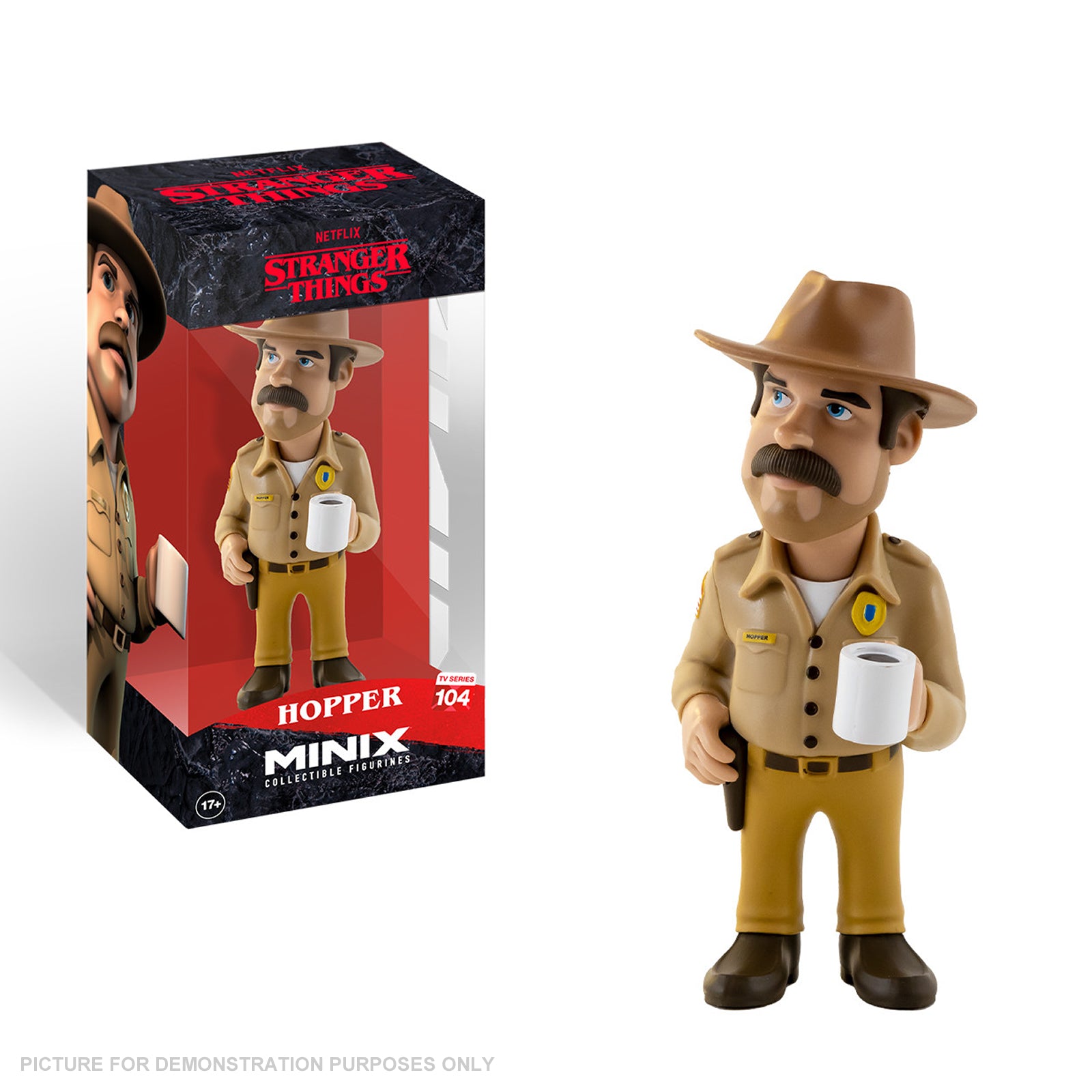 MINIX Collectable Figurine - HOPPER - Stranger Things